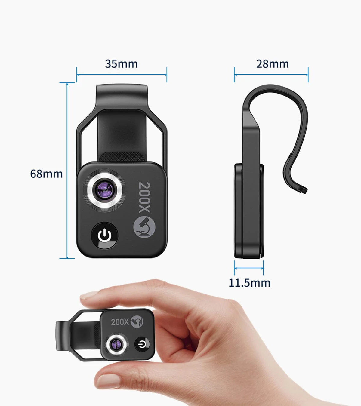 200x Microscope for Samsung Phone